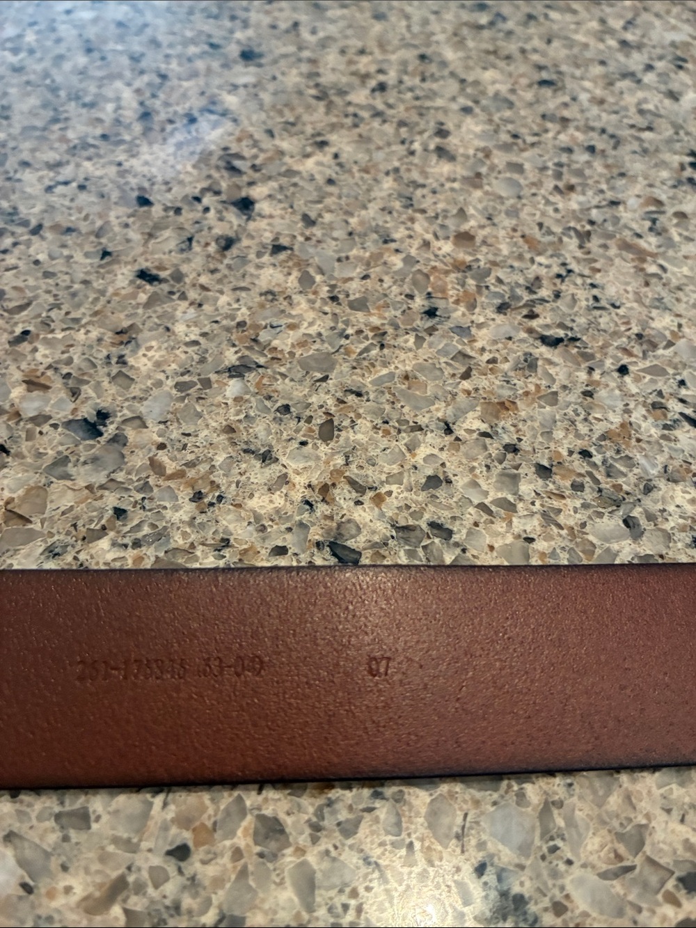 Size Small Vintage Italian Valdarno Leather Double Ring Belt - Picture 8 of 11